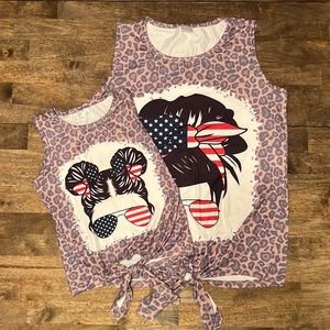 Mommy & me tank tops, 4th of July